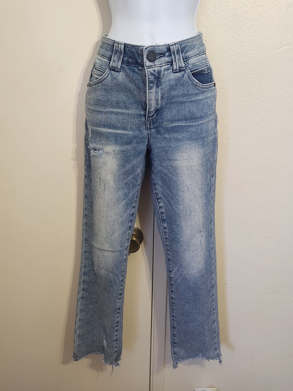 Democracy Light Wash Straight Leg Jeans